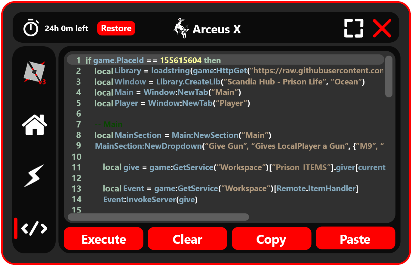 spdm Arceus x version 2.0.5